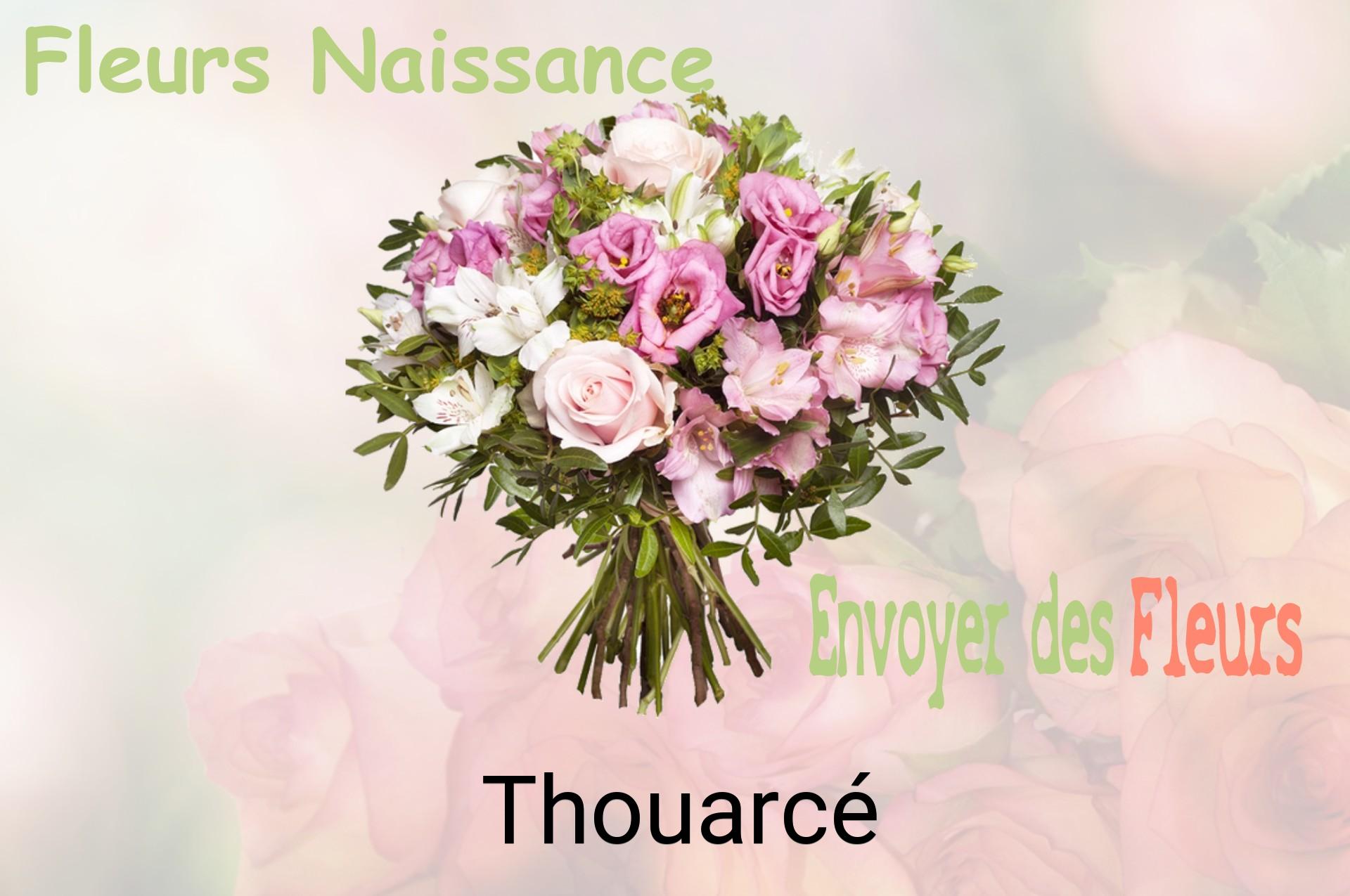 Bouquet de fleurs de naissance livré à Thouarcé